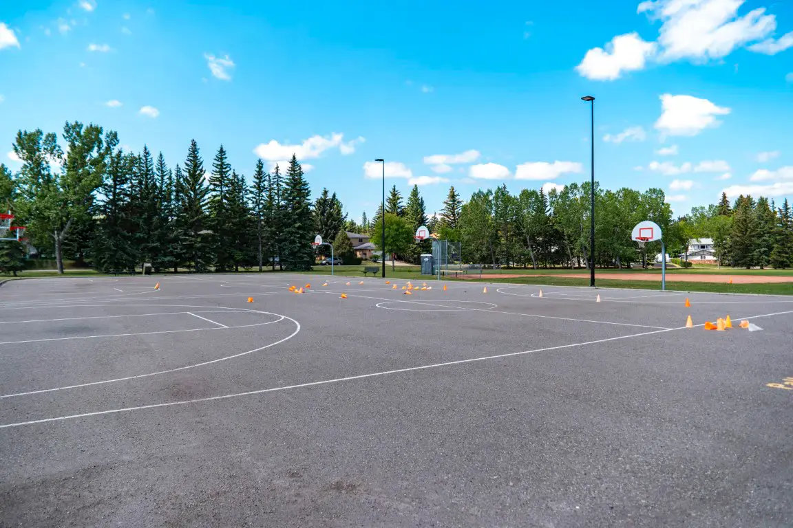 A residential street in Palliser
